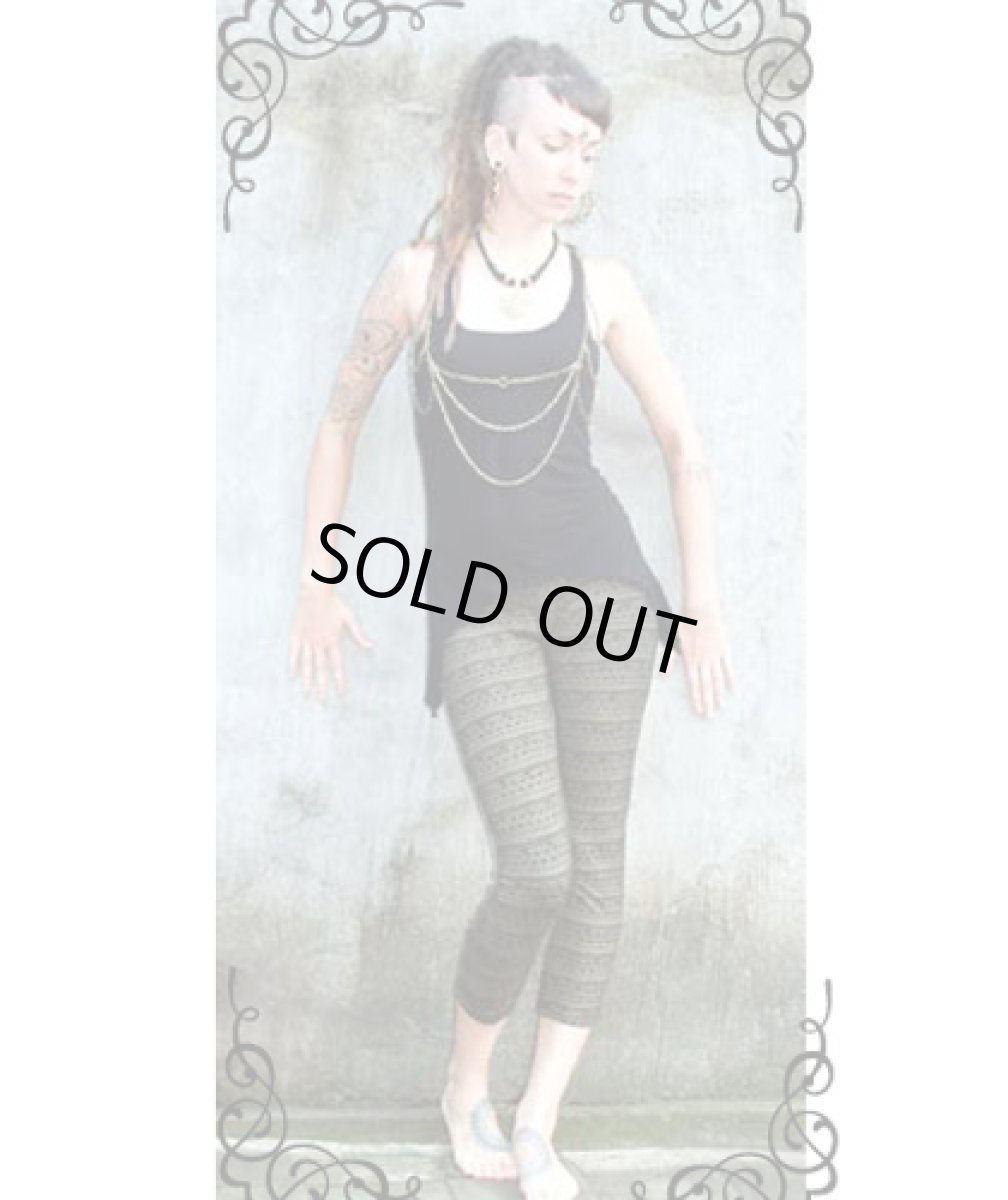 画像2: KAYO - Anime Clothing レギンス「Eclipse Print Legging / ブラック」 (2)