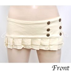 画像1: KAYO - Anime Clothing  スカートベルト「Pleated Skirt Belt / ベージュ」 (1)