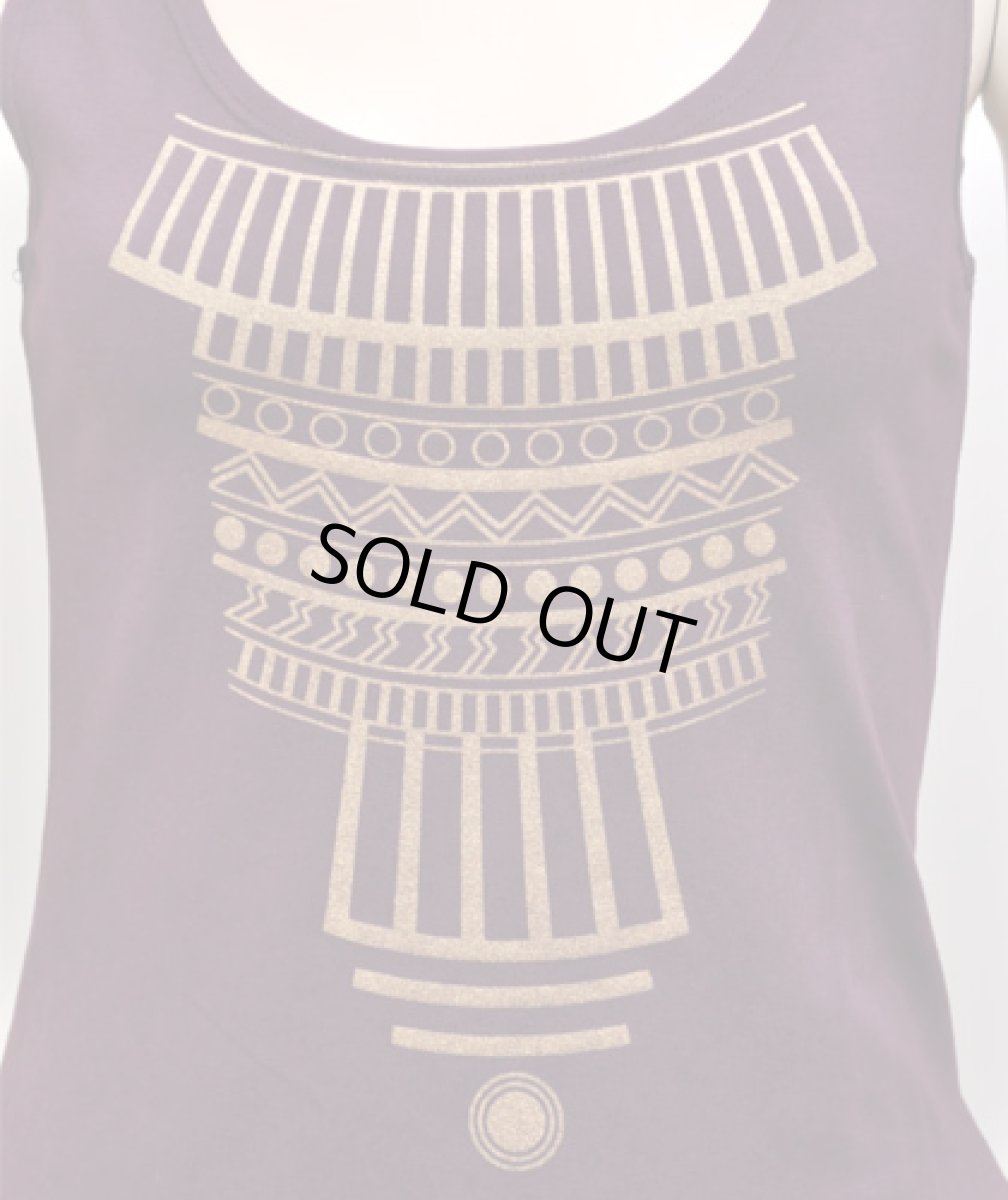 画像2: KAYO - Anime Clothing ノースリーブ「Eclipse Tank / プラム」 (2)