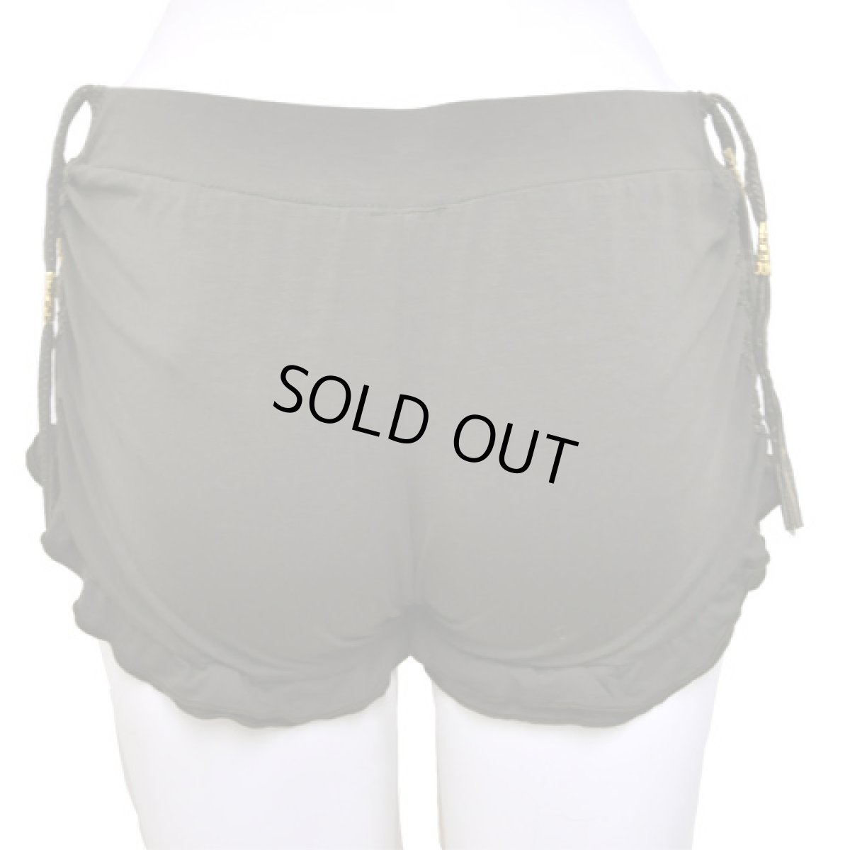 画像3: KAYO - Anime Clothing ショートパンツ「Eclipse Booty Shorts / オリーブ」 (3)