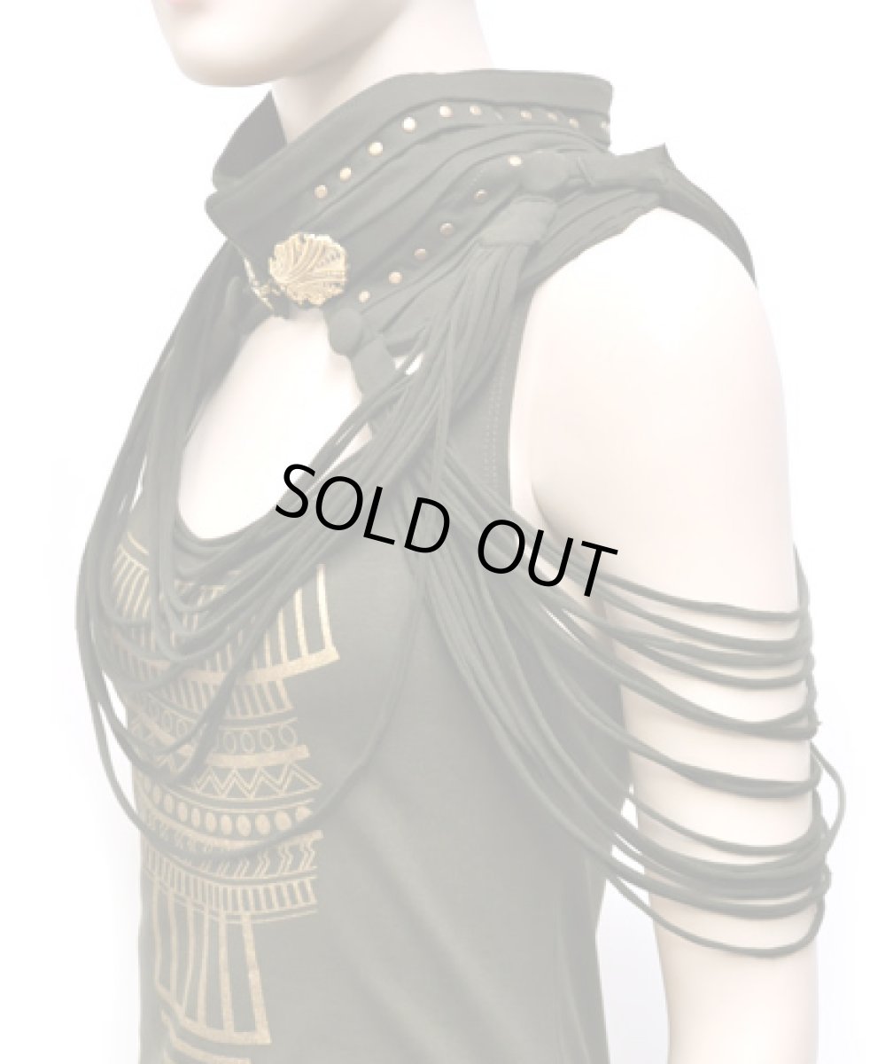 画像4: KAYO - Anime Clothing 「Xavi Shoulder Strings / オリーブ」 (4)