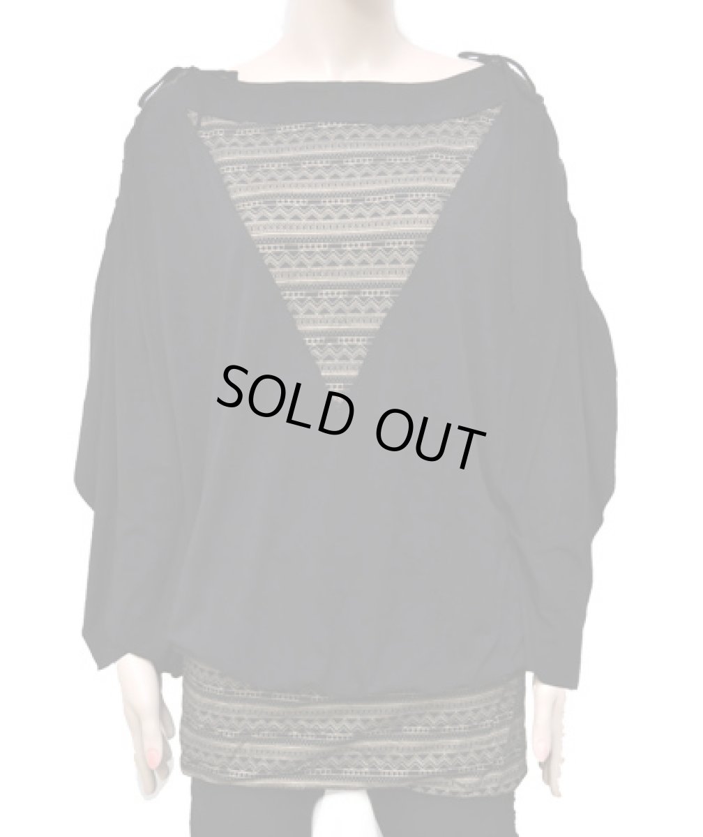 画像3: KAYO - Anime Clothing トップス「Eclipse Kimono Top / ブラック」 (3)