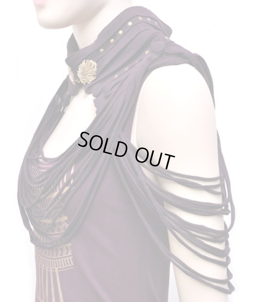 画像2: KAYO - Anime Clothing 「Xavi Shoulder Strings / プラム」 (2)