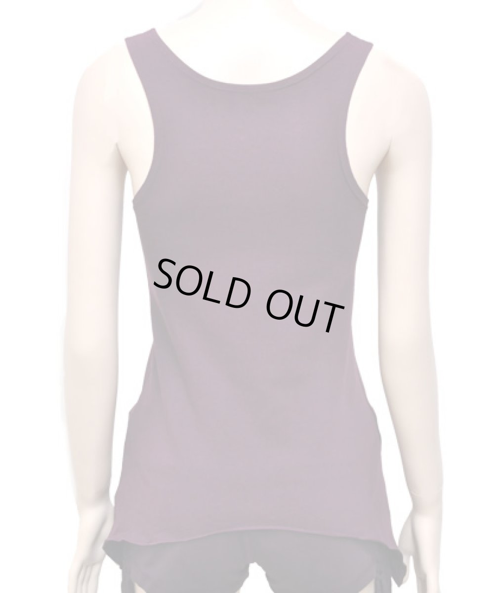 画像4: KAYO - Anime Clothing ノースリーブ「Eclipse Tank / プラム」 (4)