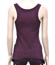 画像4: KAYO - Anime Clothing ノースリーブ「Eclipse Tank / プラム」 (4)