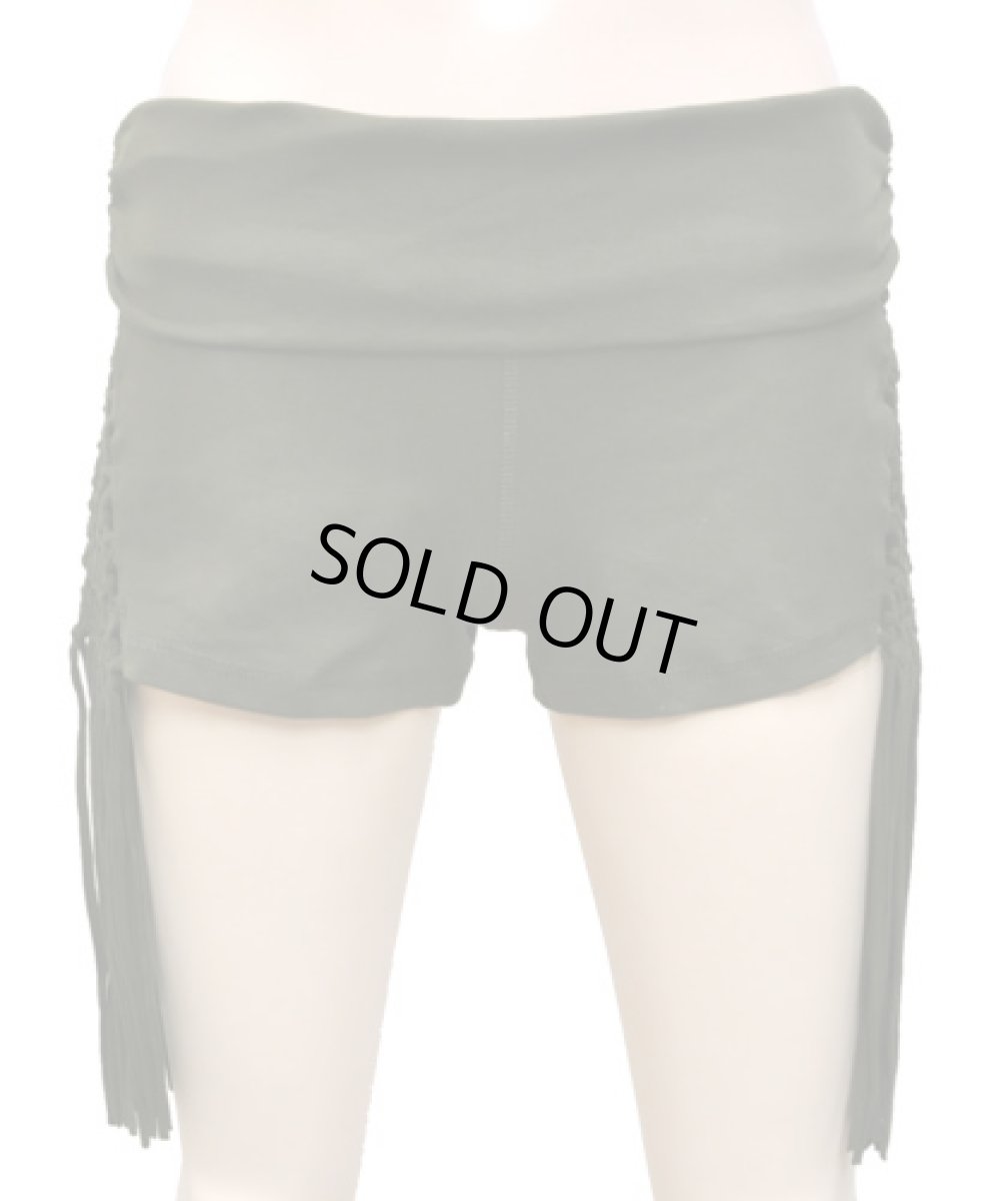 画像2: KAYO - Anime Clothing  レディース・パンツ「Shimmy Shorts / オリーブ」 (2)