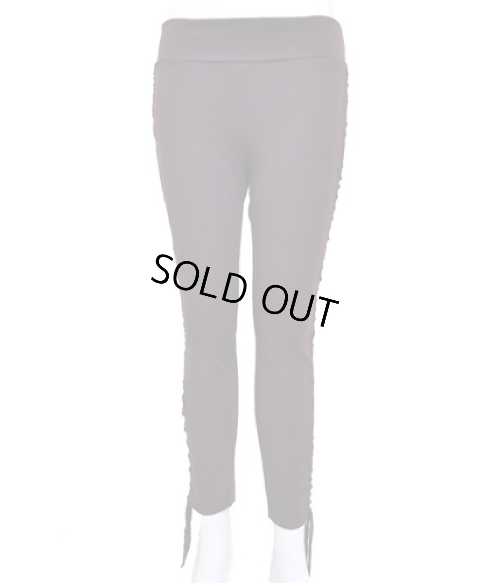 画像2: KAYO - Anime Clothing  レギンス「Shimmy Macrame Legging / プラム」 (2)