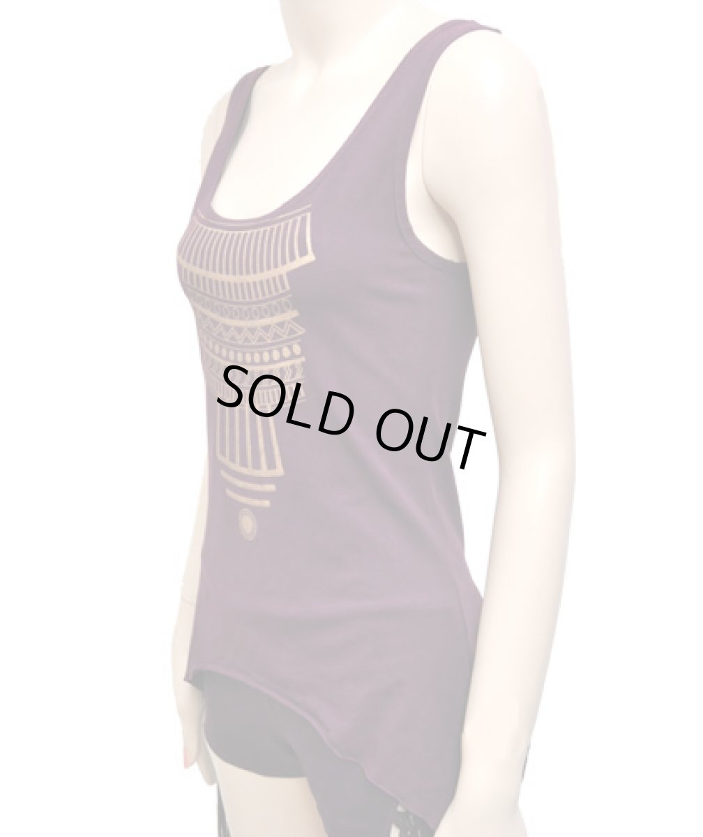 画像3: KAYO - Anime Clothing ノースリーブ「Eclipse Tank / プラム」 (3)