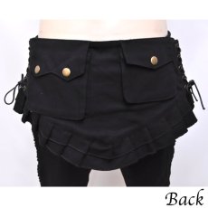 画像3: KAYO - Anime Clothing  スカートベルト「Pleated Skirt Belt / ブラック」 (3)