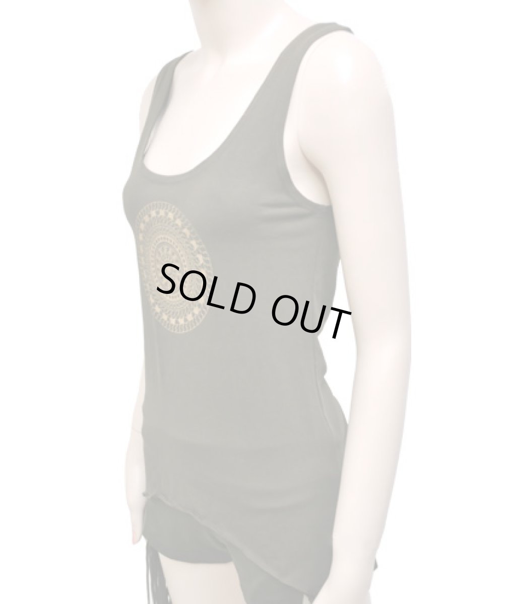 画像3: KAYO - Anime Clothing ノースリーブ「Aztec Sun Tank / オリーブ」 (3)