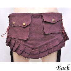 画像3: KAYO - Anime Clothing  スカートベルト「Pleated Skirt Belt / プラム」 (3)