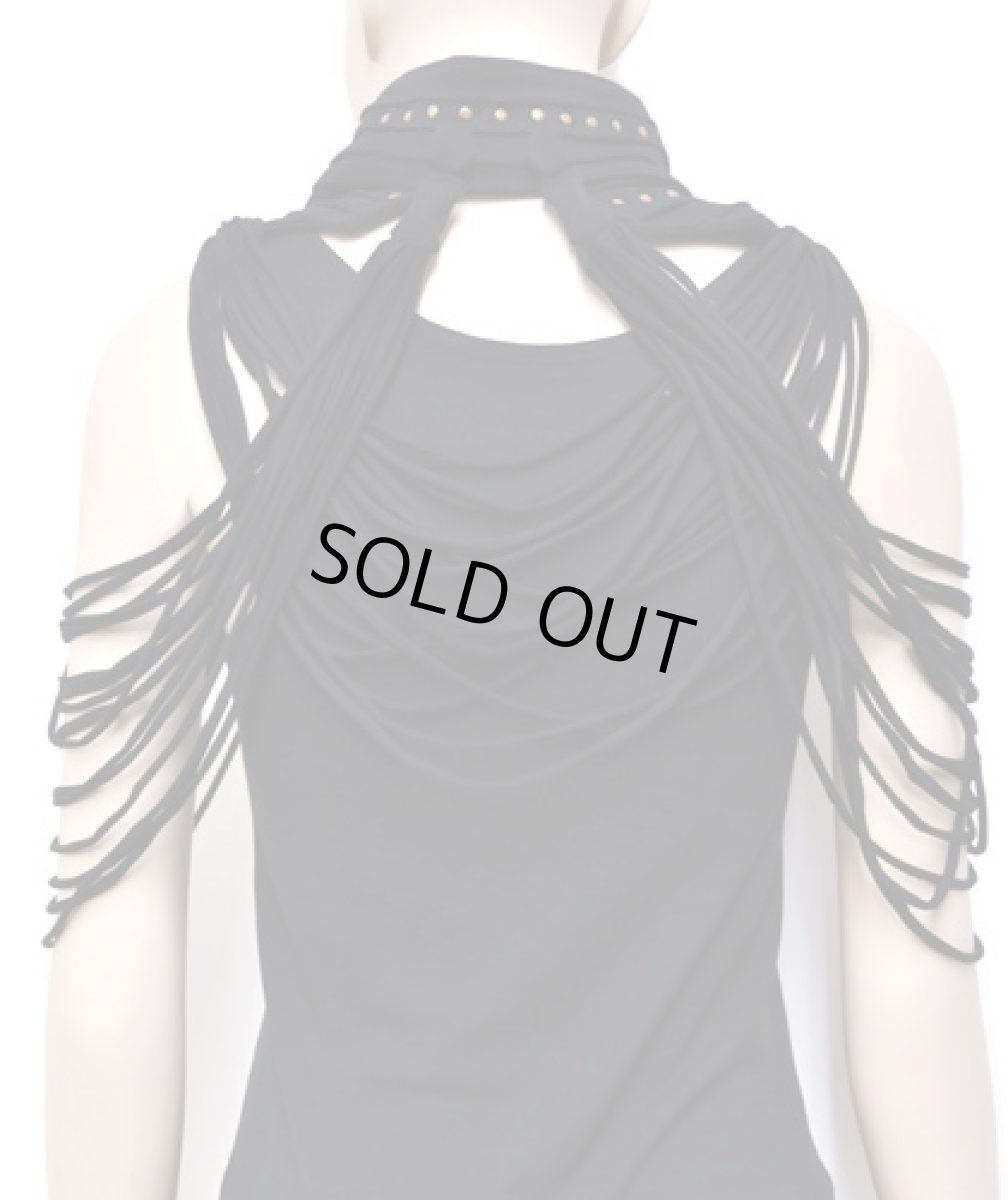 画像3: KAYO - Anime Clothing 「Xavi Shoulder Strings / ブラック」 (3)