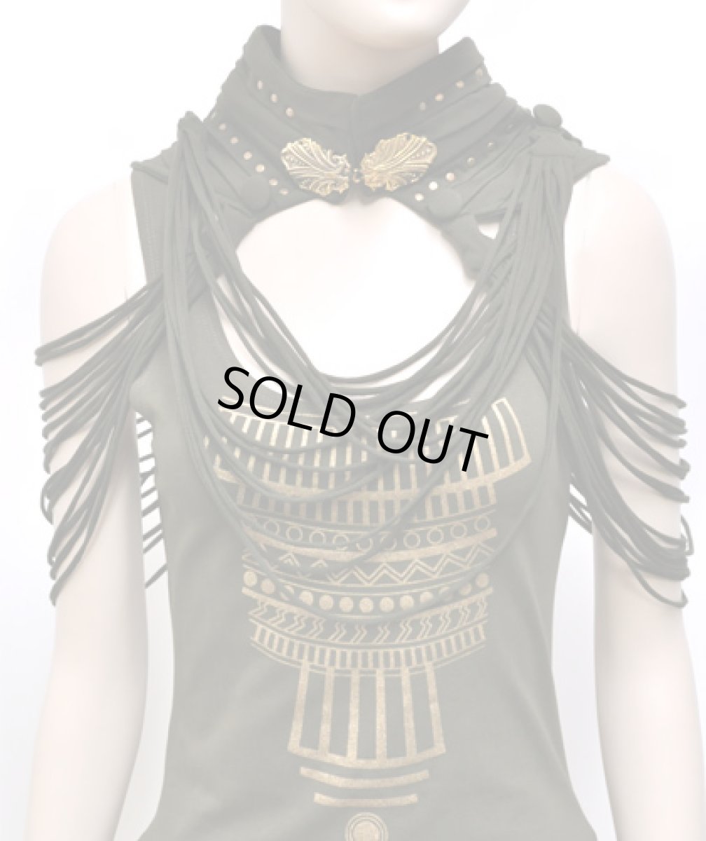 画像2: KAYO - Anime Clothing 「Xavi Shoulder Strings / オリーブ」 (2)