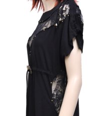 画像4: KAYO - Anime Clothing ワンピース「Diamond Dress / ブラック」 (4)