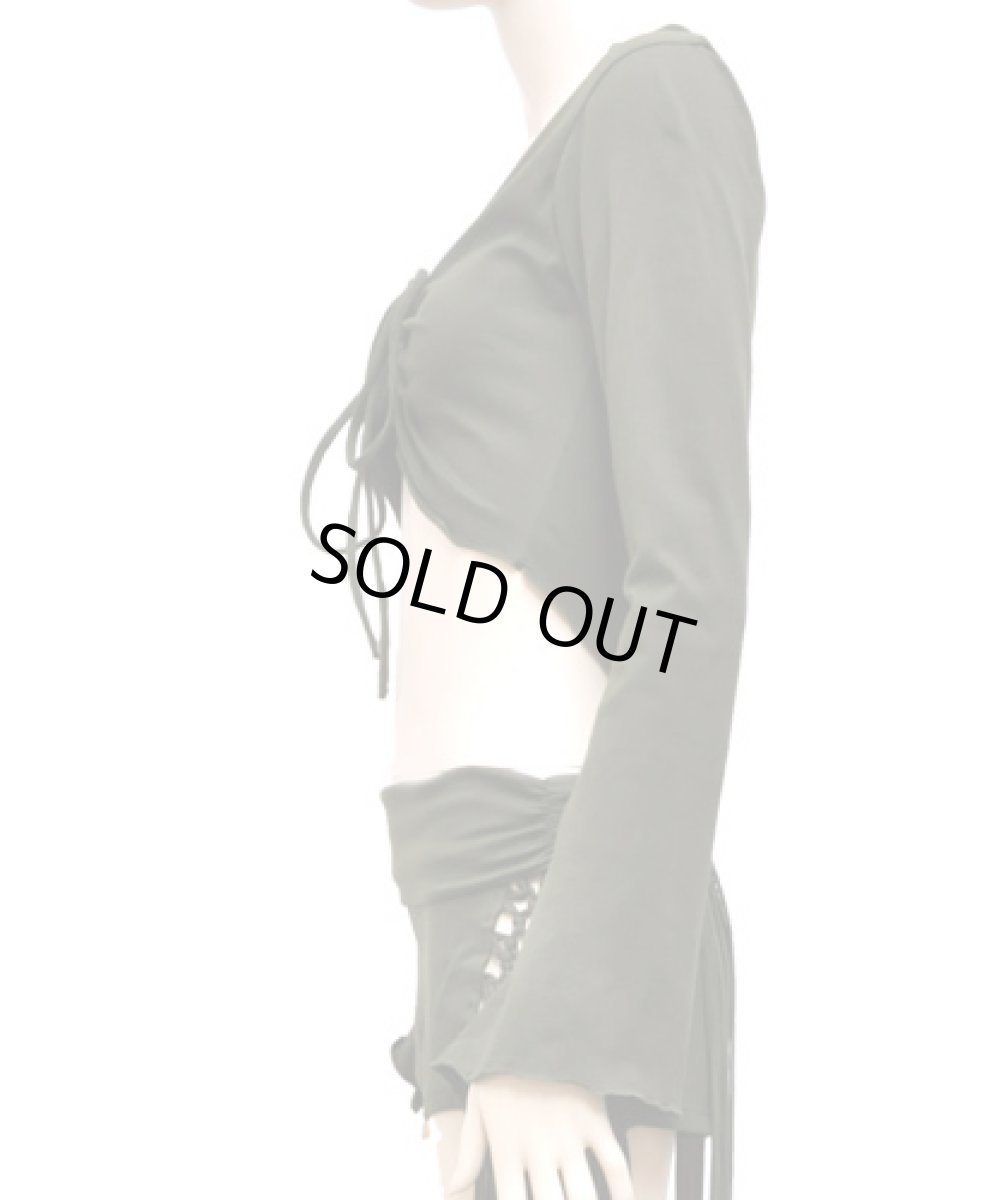 画像2: KAYO - Anime Clothing カットソー「Shimmy Long Sleeve / オリーブ」 (2)