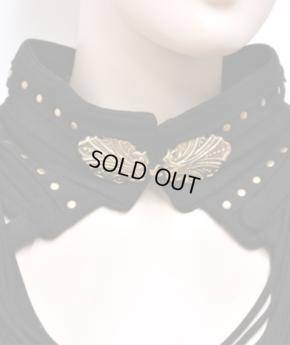 画像4: KAYO - Anime Clothing 「Xavi Shoulder Strings / ブラック」 (4)