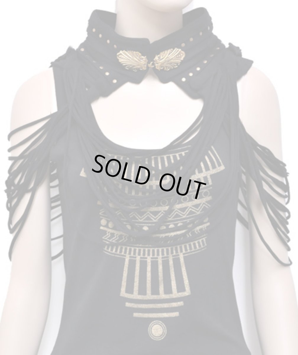 画像2: KAYO - Anime Clothing 「Xavi Shoulder Strings / ブラック」 (2)