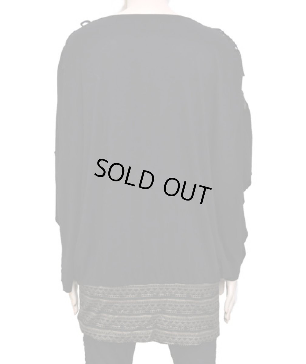 画像4: KAYO - Anime Clothing トップス「Eclipse Kimono Top / ブラック」 (4)