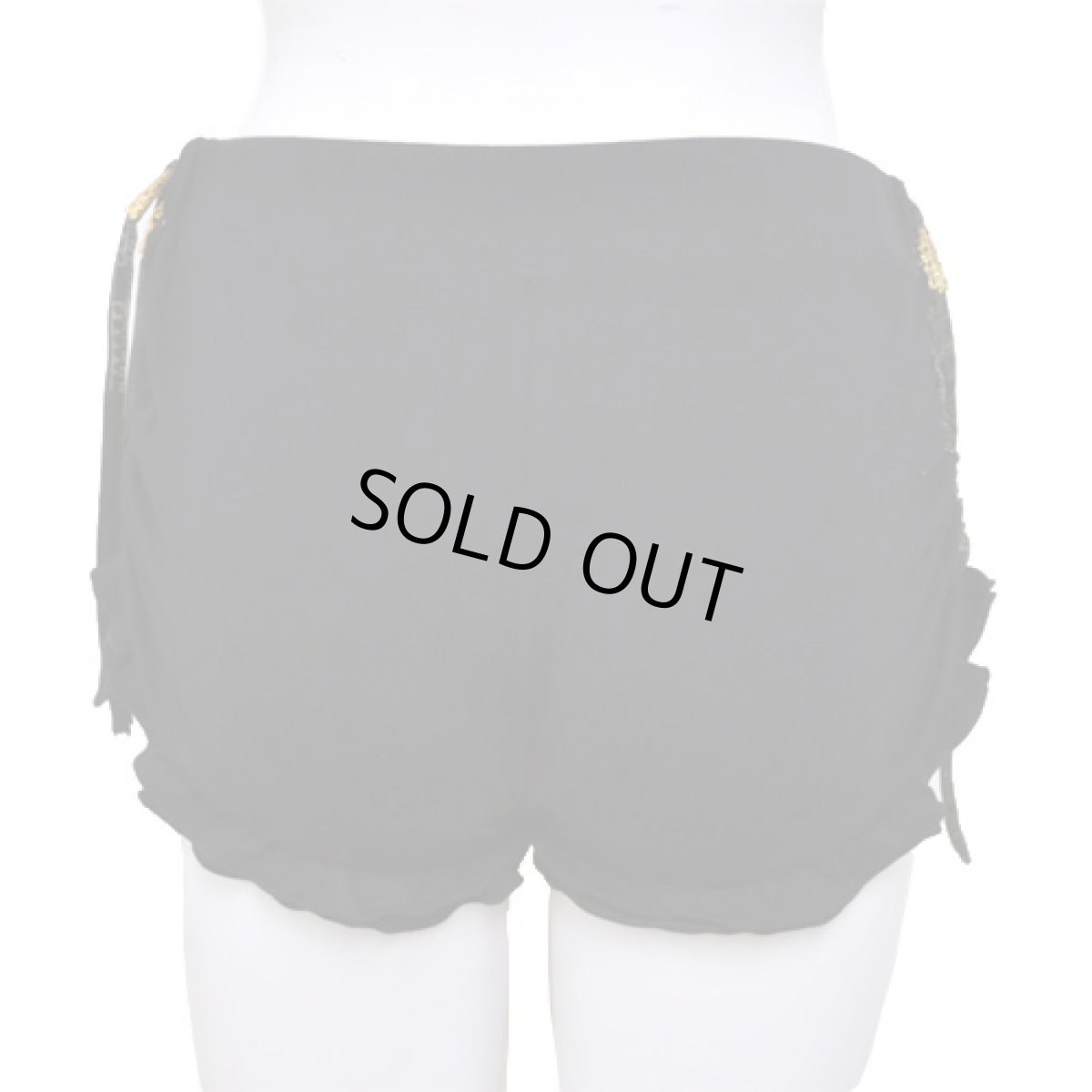 画像3: KAYO - Anime Clothing ショートパンツ「Eclipse Booty Shorts / ブラック」 (3)