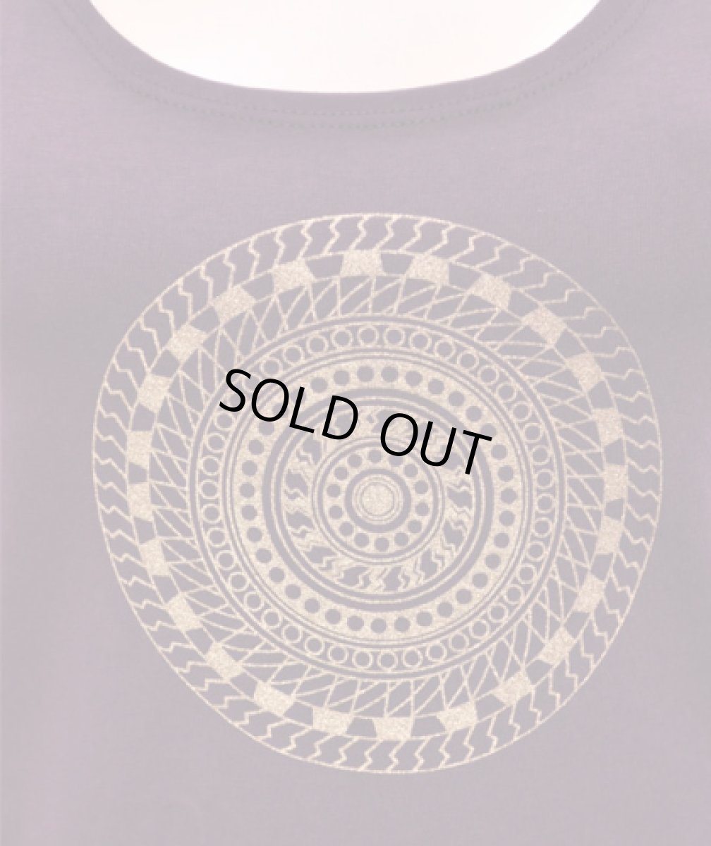 画像2: KAYO - Anime Clothing ノースリーブ「Aztec Sun Tank / プラム」 (2)