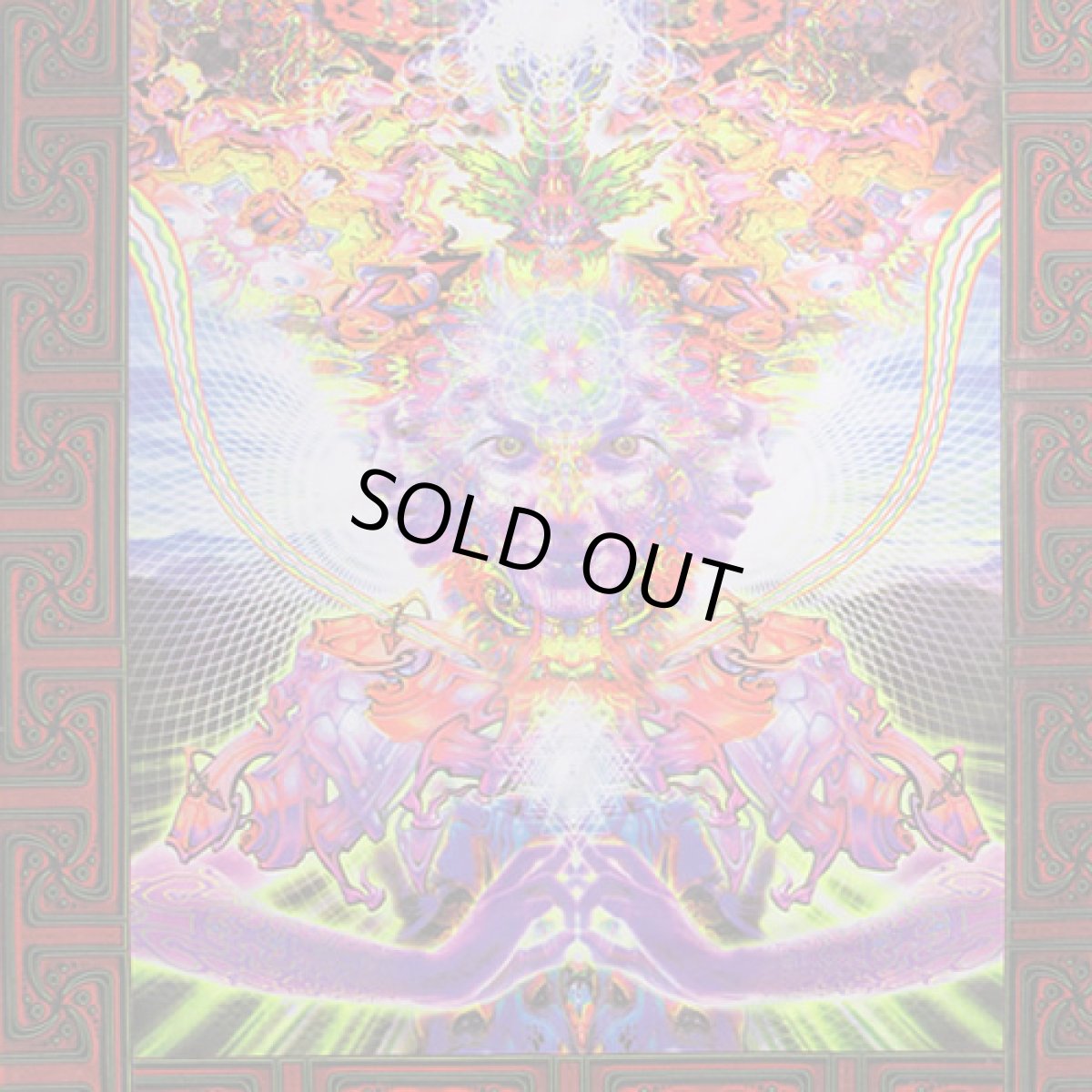 画像2: SPACE TRIBE タペストリー「Namaste」(ポール付き) (2)