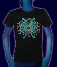 画像1: SPACE TRIBEメンズ・Tシャツ「TechnoSapien」 (1)