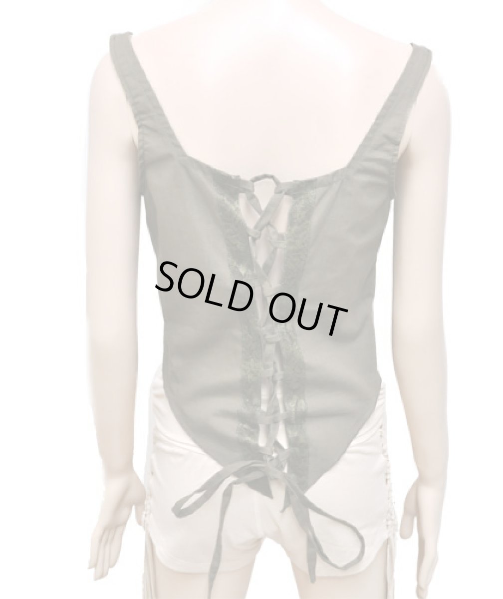 画像3: Sati Creation レディース・キャミソール  /  カーキ (3)