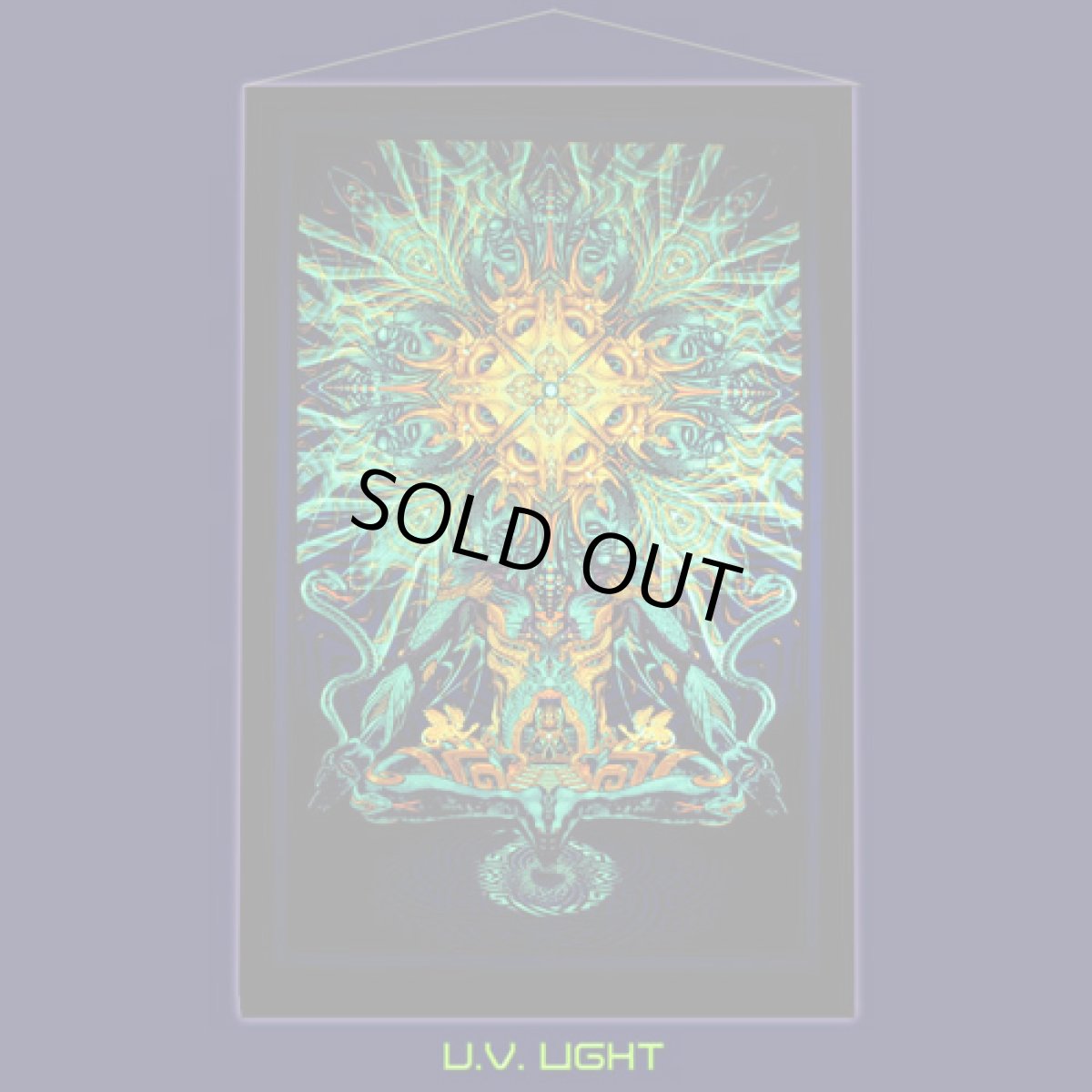 画像3: SPACE TRIBE タペストリー「PolyMorph」（ポール付き） (3)