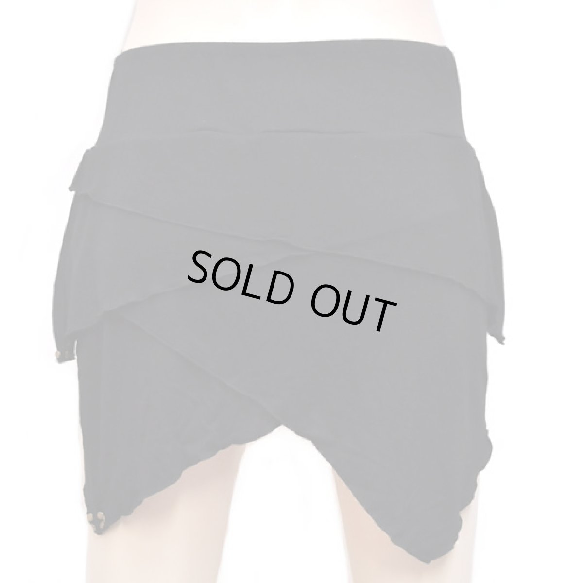 画像4: KAYO - Anime Clothing  スカート「Bamboo Origami Skirt / ブラック」 (4)