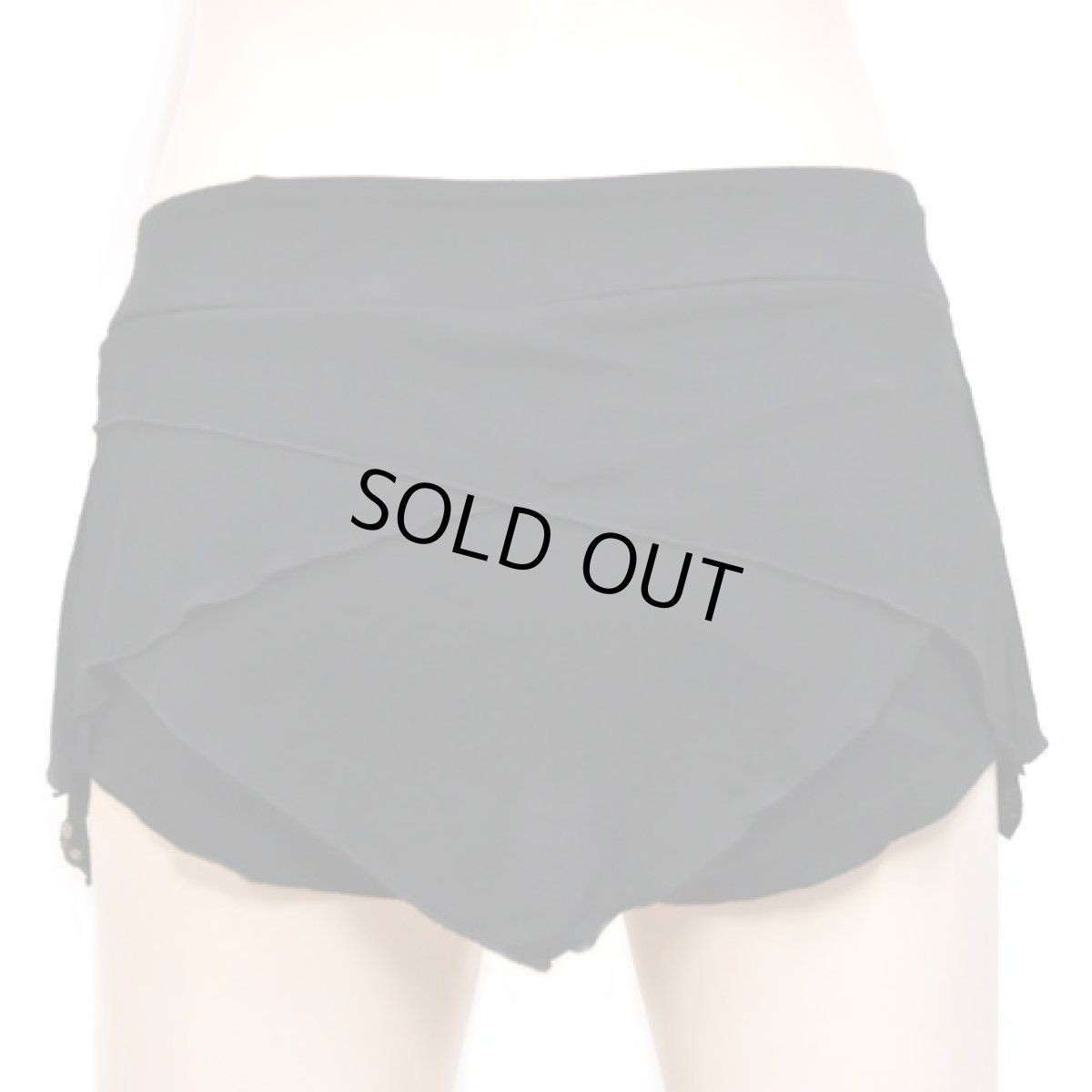 画像4: KAYO - Anime Clothing  ショートパンツ「Bamboo Origami Short / ブラック」 (4)