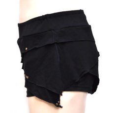 画像3: KAYO - Anime Clothing  ショートパンツ「Bamboo Origami Short / ブラック」 (3)