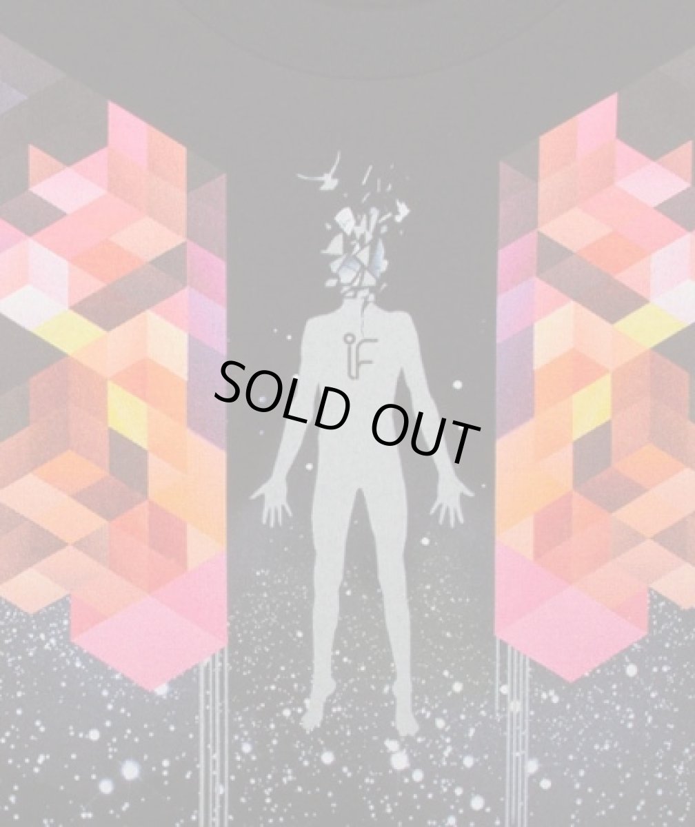 画像3: IMAGINARY FOUNDATIONメンズ半袖Tシャツ「ELEVATE / ブラック」 (3)