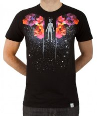 画像1: IMAGINARY FOUNDATIONメンズ半袖Tシャツ「ELEVATE / ブラック」 (1)