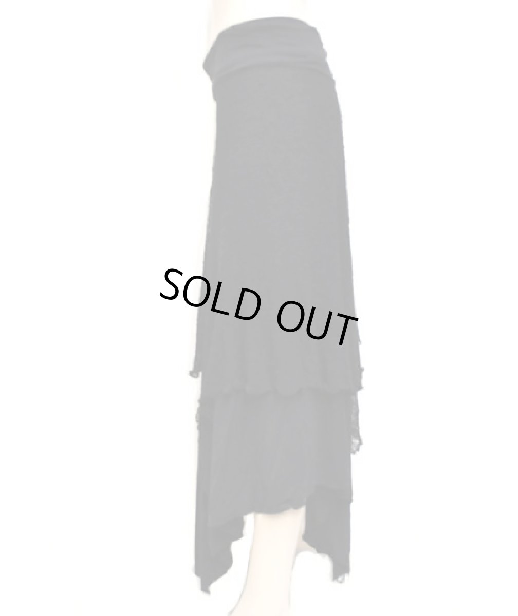 画像3: PSYLO スカート「Le Skirt Rmx / ブラック×ブラック」 (3)