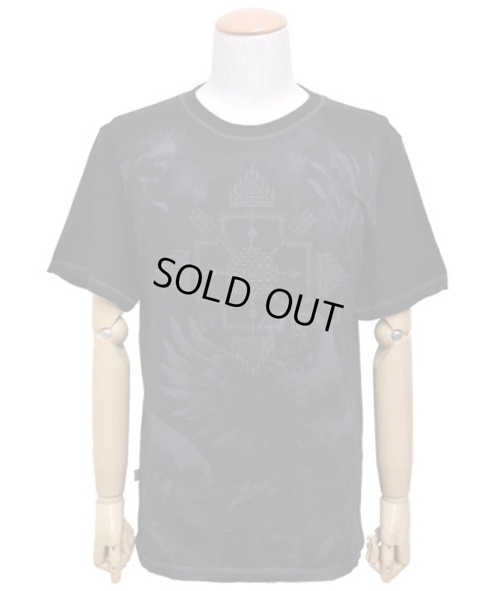 画像2: PSYLO メンズ・半袖Tシャツ「Semilan Tee / ブラック」 (2)
