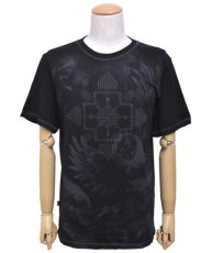 画像2: PSYLO メンズ・半袖Tシャツ「Semilan Tee / ブラック」 (2)