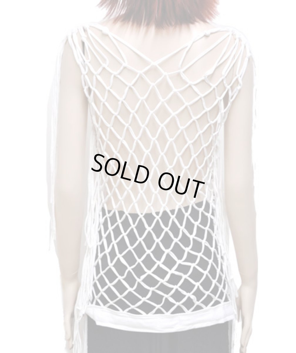 画像3: PSYLO レディース・ノースリーブ「Pisces Top / オフホワイト」 (3)