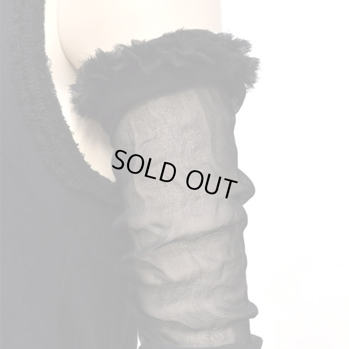 画像4: PSYLO レディース・アームグローブ「Chiffon Gloves / ブラック」 (4)