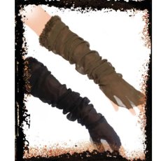 画像5: PSYLO レディース・アームグローブ「Chiffon Gloves / ブラック」 (5)