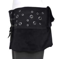 画像2: PSYLO レディース・スカートベルト「Mini Skirts Belt / ブラック×ブラック」 (2)