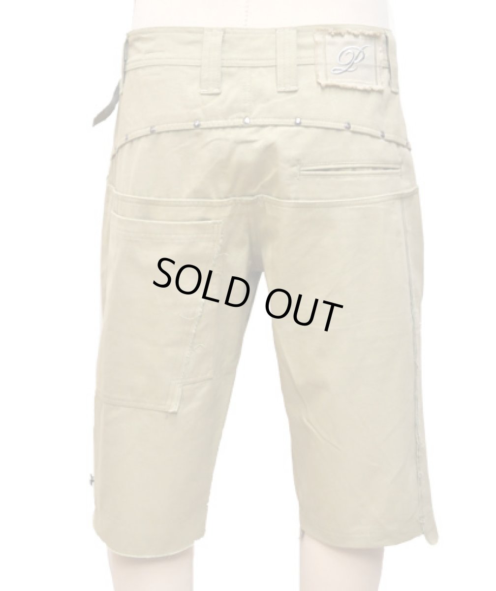 画像3: PSYLO メンズ・ハーフパンツ「Scraps Shorts / ボーン」 (3)