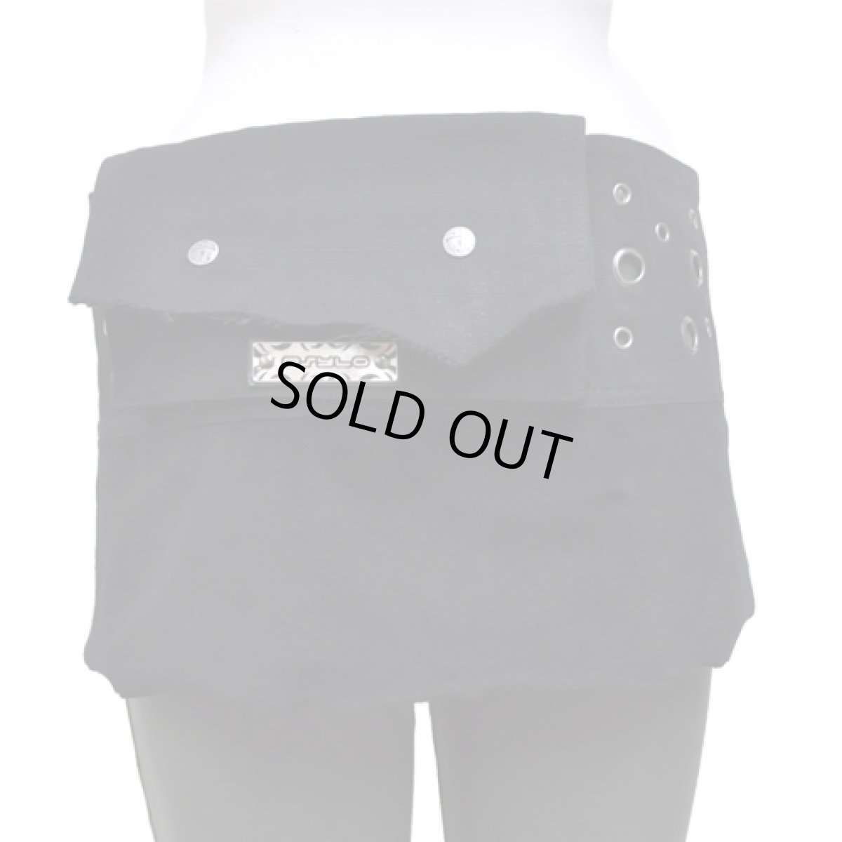 画像3: PSYLO レディース・スカートベルト「Mini Skirts Belt / ブラック×ブラック」 (3)