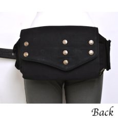 画像1: PSYLO ウエストバッグ「Dealer Bag / ブラック」 (1)