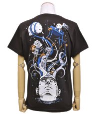 画像1: PLAZMA メンズTシャツ「My Mind / ダークブラウン」 (1)