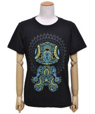 画像1: PLAZMA メンズTシャツ「Dios de los Plazmos / ブラック」 (1)