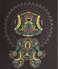 画像2: PLAZMA メンズTシャツ「Dios de los Plazmos / ダークブラウン」 (2)