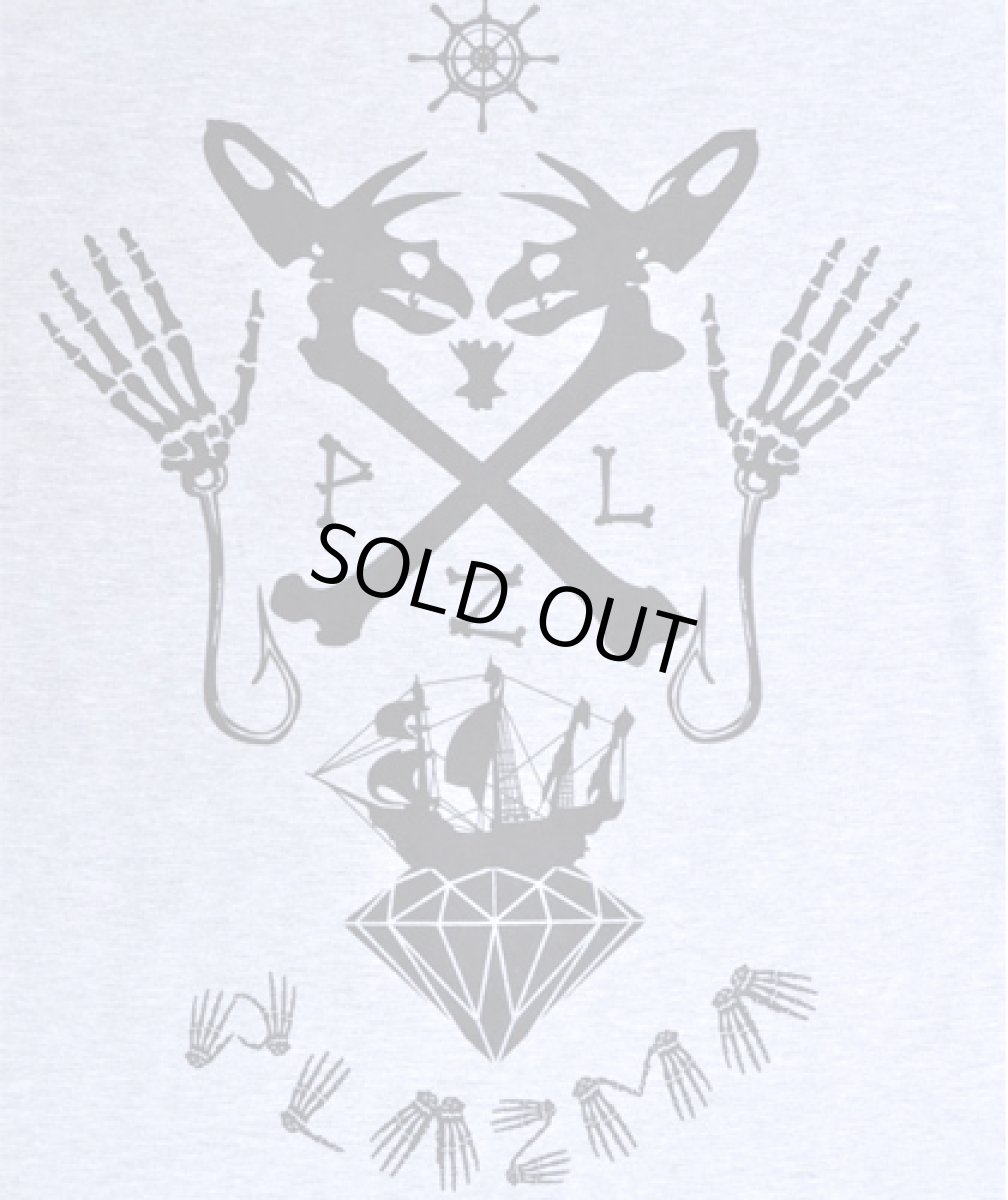 画像2: PLAZMA メンズTシャツ「Sea Bones / マレンゴ」 (2)