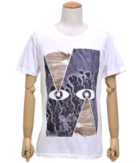 画像1: PLAZMA メンズTシャツ「Too Many Rivers / ホワイト」 (1)