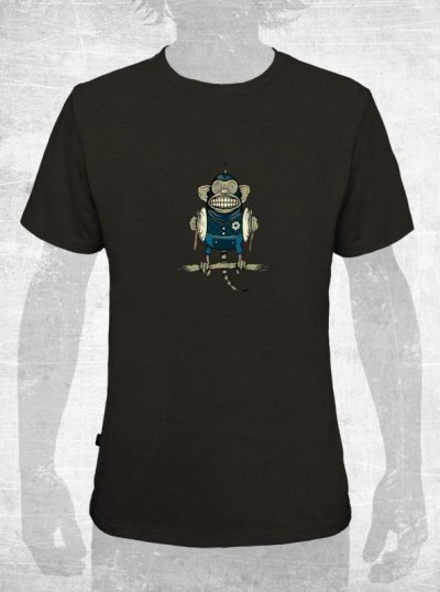 画像1: PLAZMA メンズTシャツ「My Mind / ダークブラウン」