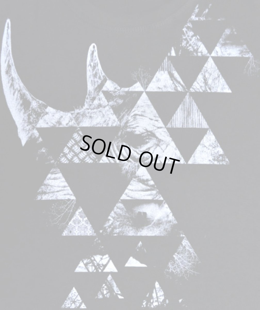 画像2: PLAZMA メンズTシャツ「Trinoceros / ブラック」 (2)